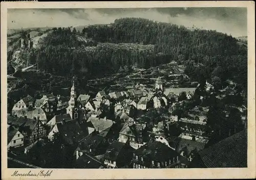 Ak Monschau Montjoie in der Eifel, Panorama