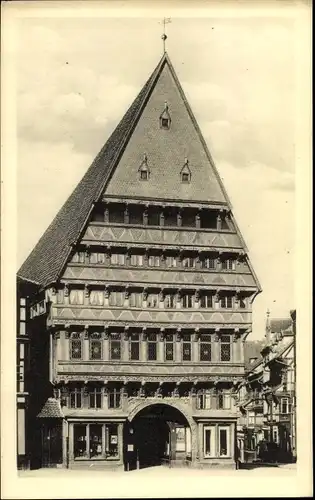 Ak Hildesheim in Niedersachsen, Knochenhauer Amtshaus, Kunstgewerbehaus, Kunstgewerbemuseum