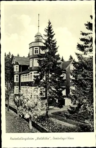 Ak Braunlage im Oberharz, Posterholungsheim Waldhöhe