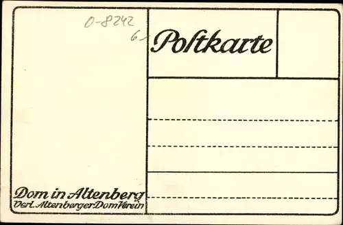 Ak Altenberg im Osterzgebirge, Innenansicht des Doms