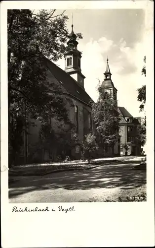 Ak Reichenbach im Vogtland, Straßenpartie