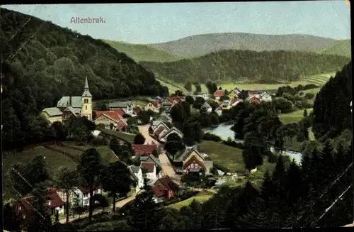 Ak Altenbrak Thale im Harz, Panorama