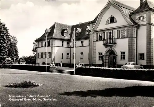 Ak Graal Müritz im Kreis Rostock, Teilansicht vom Sanatorium Richard Assmann
