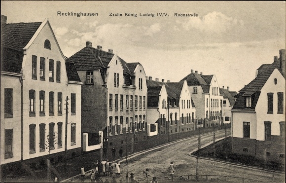 Ak Recklinghausen Im Ruhrgebiet Zeche Konig Ludwig Iv V