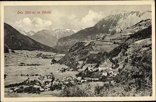 Ak Oetz in Tirol Österreich, Ort im Oetztal