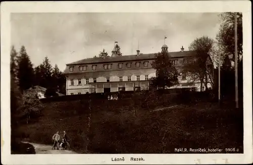 Ak Nové Město nad Metují Neustadt an der Mettau Region Königgrätz, Hotel