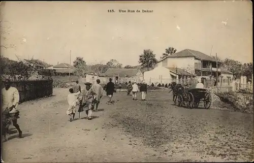 Ak Dakar Senegal, Vue sur la Rue