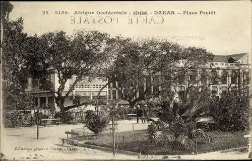 Ak Dakar Senegal, Place Protet, Gebäude