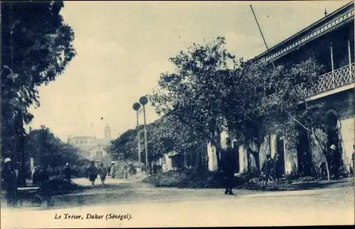 Ak Dakar Senegal, Le Trésor, Straßenpartie