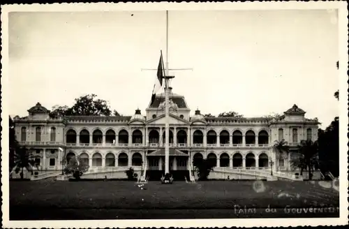 Foto Ak Saigon Cochinchine Vietnam, Palais du Gouverneur