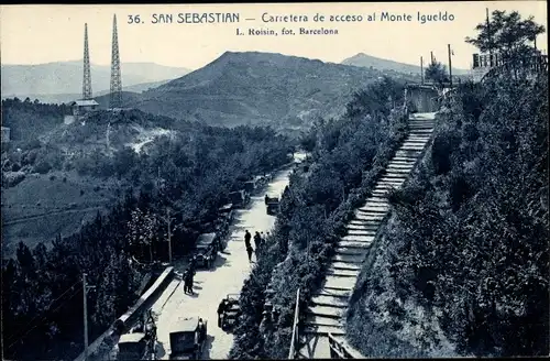 Ak San Sebastian Baskenland, Carretera de acceso al Monte Igueldo