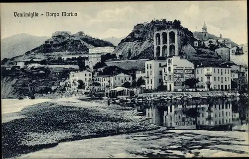 Ak Ventimiglia Liguria, Borgo Marina