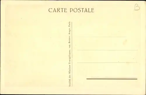 Ak Gabun, Famille Chrétienne, Christliche Familie, Afrikaner