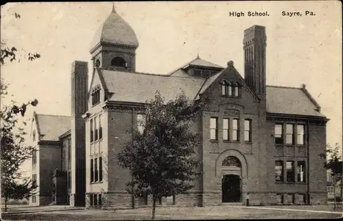 Ak Sayre Pennsylvania USA, High School