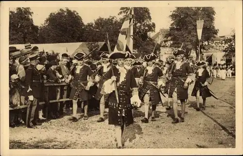 Ak Sélestat Schlettstadt Elsass Bas Rhin, Fetes du Tricentenaire Francais 1634 - 1934, Enseigne