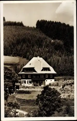Ak Neustadt im Schwarzwald, Pension Haus Sonnhalde, Gesamtansicht