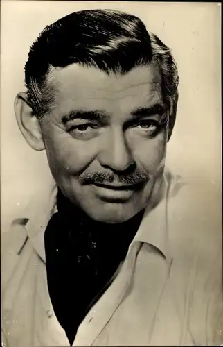 Ak Schauspieler Clark Gable, Portrait, Es begann in Neapel