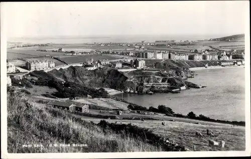 Ak Port Erin Isle of Man North West England, Panorama vom Ort