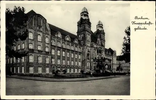 Ak Bochum im Ruhrgebiet, Blick auf das Knappschaftsgebäude