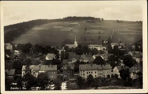 Ak Zwota Klingenthal im Vogtland Sachsen, Gesamtansicht