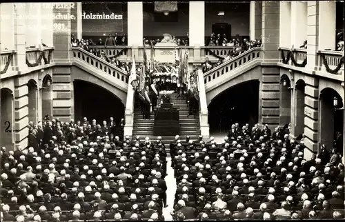 Foto Ak Holzminden in Niedersachsen, 100 Jahr Feier der Höheren Landesbauschule