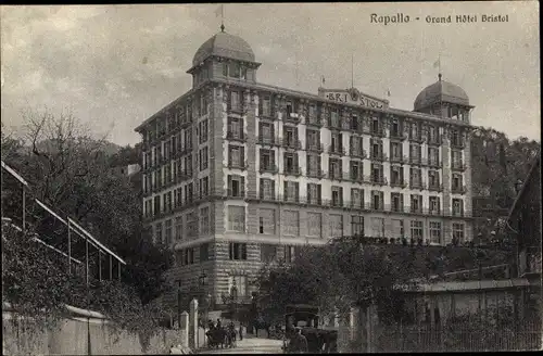 Ak Rapallo Liguria, Grand Hotel Bristol
