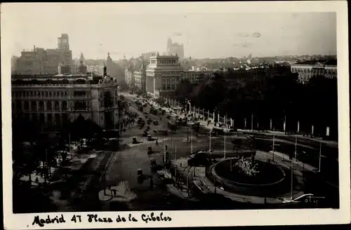 Ak Madrid Spanien, Plaza de la Cibeles