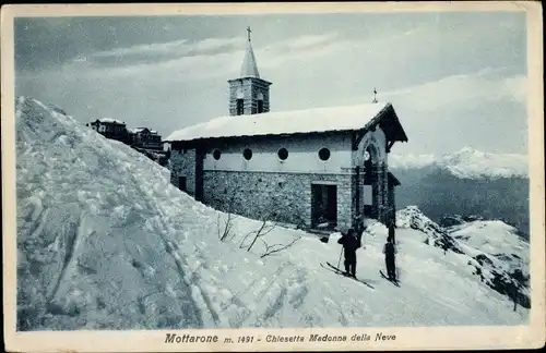 Ak Mottarone Lago Maggiore, Chiesetta Madonna della Neve