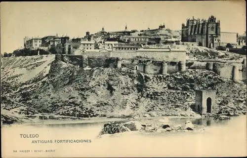 Ak Toledo Kastilien La Mancha Spanien, Antiguas Fortificaciones