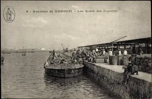 Ak Dschibuti, Les Quais des Douanes