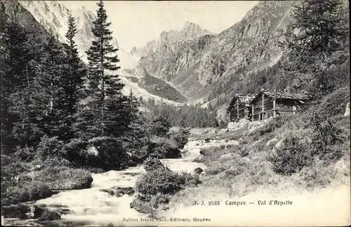 Ak Champex Orsières Kt. Wallis Schweiz, Val d'Arpette