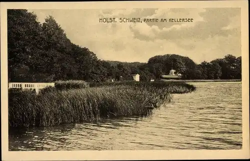 Ak Malente in Ostholstein, Partie am Kellersee