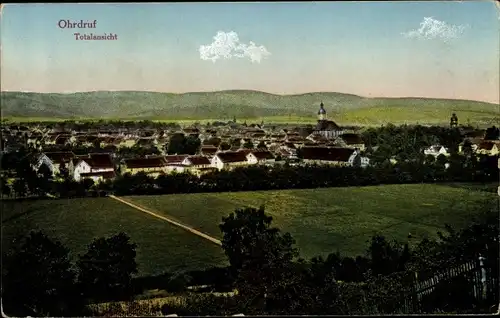 Ak Ohrdruf in Thüringen, Totalansicht