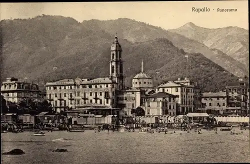 Ak Rapallo Liguria, Panorama, Hotel