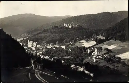 Ak Leutenberg in Thüringen, Blick auf die Friedensburg