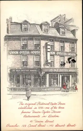 Ak Boston Massachusetts USA, Union Oyster House, 41 Union Street