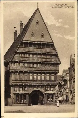Ak Hildesheim in Niedersachsen, Knochenhauer Amtshaus