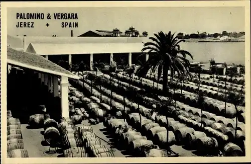 Ak Jerez de la Frontera Andalusien Spanien, Palomino & Vergara, central Courtyard