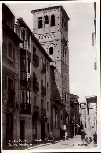 Ak Toledo Kastilien La Mancha Spanien, Torre Mudéjar