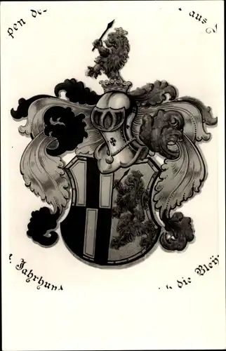 Ak Schleswig an der Schlei, Wappen, Stechhelm