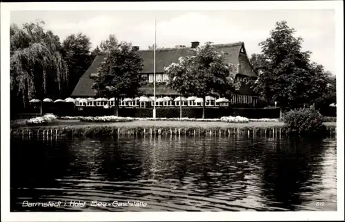 Ak Barmstedt Schleswig Holstein, See Gaststätte