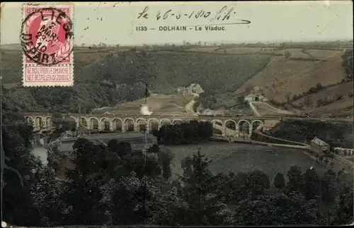 Ak Dolhain Limbourg Wallonien Lüttich, Le Viaduc