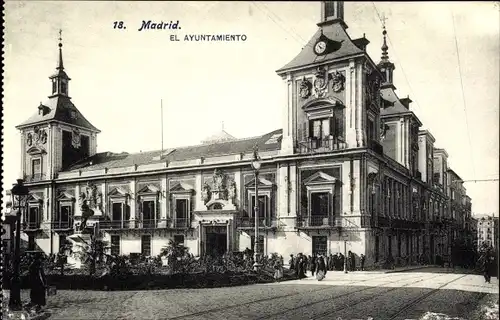 Ak Madrid Spanien, El Ayuntamiento