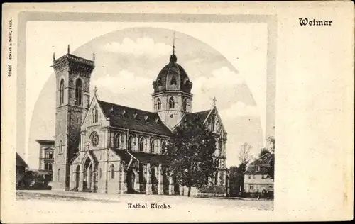 Ak Weimar in Thüringen, Katholische Kirche