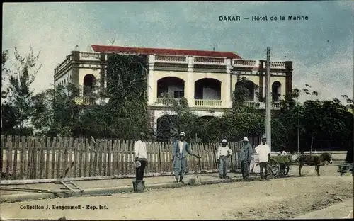 Ak Dakar Senegal, Hotel de la Marine, travailleurs