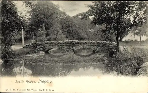 Ak Niagara New York USA, Rustic Bridge