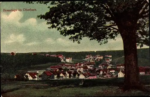 Ak Braunlage im Oberharz, Panorama