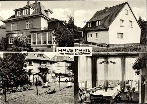 Ak Bad Nenndorf im Kreis Schaumburg, Haus Marie mit neuem Gästehaus, Hindenburgstraße 9