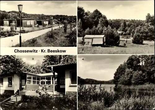 Ak Chossewitz Friedland Oder Spree, Bungalowsiedlung, Zeltplatz, Jugendherberge Raimonde Dien