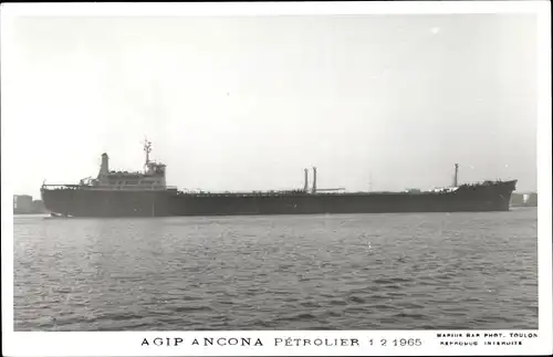 Ak Agip Ancona Petrolier 1965, Tankschiff